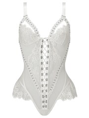 Ann Summers White Bridgette Lace Teddy - Image 4 of 4