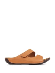 Pavers Wide Fit Natural Adjustable Mules - Image 1 of 5