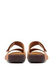 Pavers Wide Fit Natural Adjustable Mules - Image 3 of 5