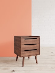 Swoon Brown Southwark Bedside Table - Image 1 of 6