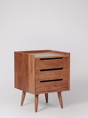 Swoon Brown Southwark Bedside Table - Image 3 of 6
