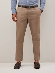Stone Natural Slim Smart Chino Trousers - Image 1 of 10