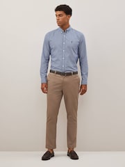 Stone Natural Slim Smart Chino Trousers - Image 2 of 10