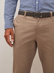 Stone Natural Slim Smart Chino Trousers - Image 5 of 10