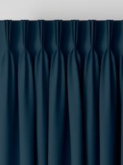 Indigo Blue Montero Velvet Made To Measure Curtains - Image 5 of 9