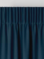 Indigo Blue Montero Velvet Made To Measure Curtains - Image 6 of 9