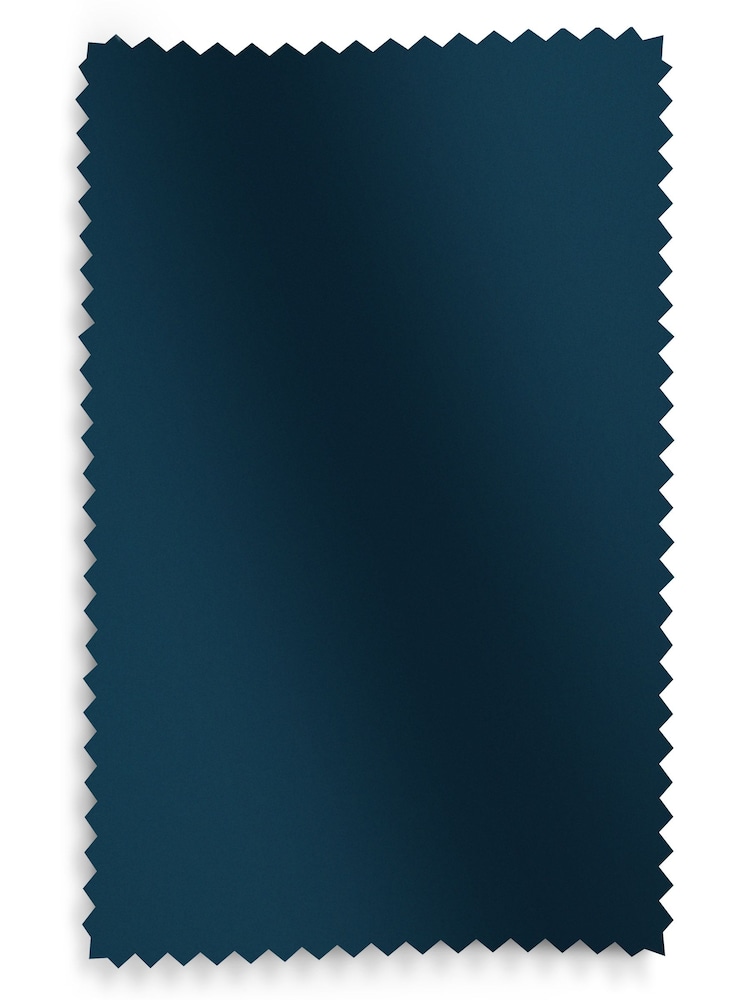 Indigo Blue Montero Velvet Made To Measure Curtains - Image 9 of 9
