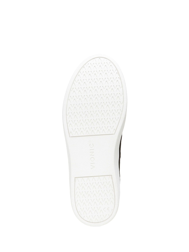 Negru - Pantofi sport din pânză cu Dantelă Vionic Mylie - Image 7 of 7