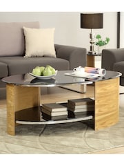 Jual Oak Florence Round Coffee Table - Image 1 of 4