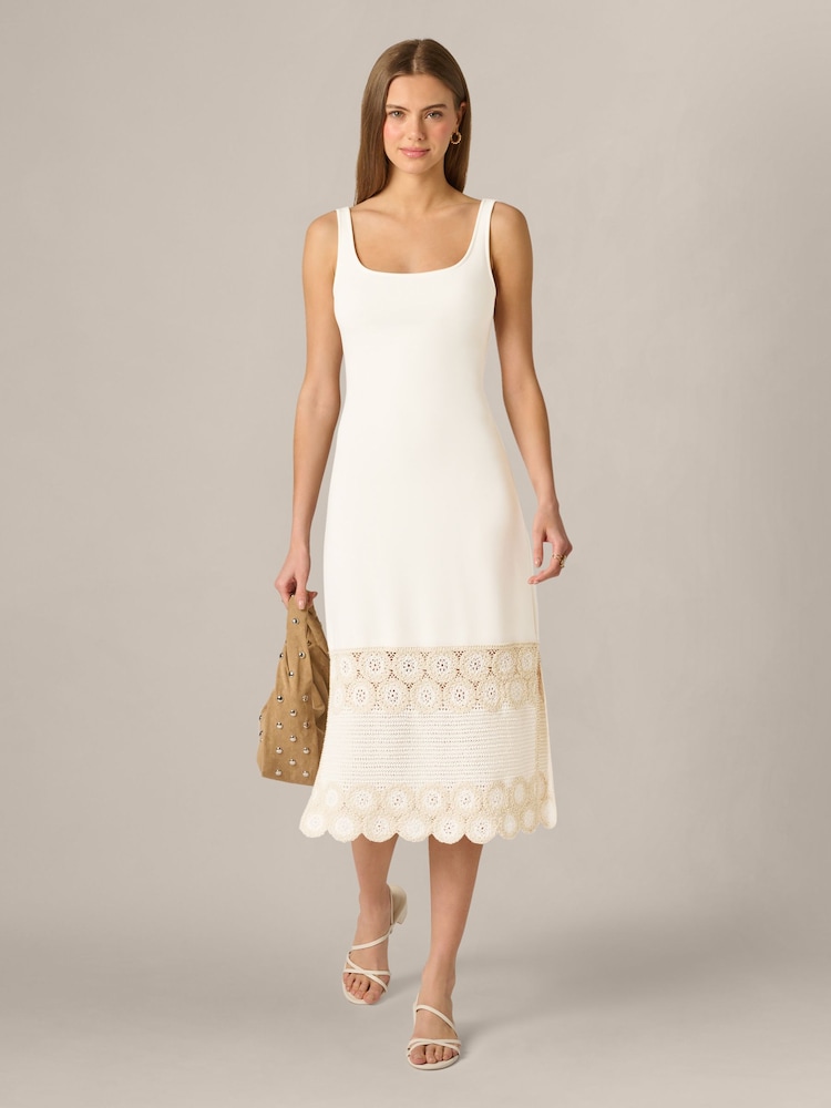 adrianna papell sleeveless lace midi dress Buy Adrianna Papell Black Lace Midi Shirt Dress from Next USA