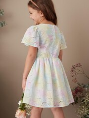 Arc-en-ciel pastel - Robe en coton brodé (3mths-10yrs) - Image 2 de 6
