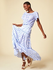 Aspiga Blue Ilana Organic Cotton Top - Image 3 of 7
