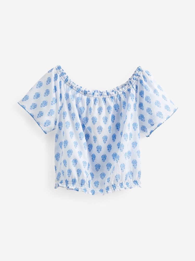 Aspiga Blue Ilana Organic Cotton Top - Image 7 of 7