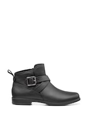 Hotter Black Wide Fit Kingsley Zip Fastening Boots - Image 1 of 4