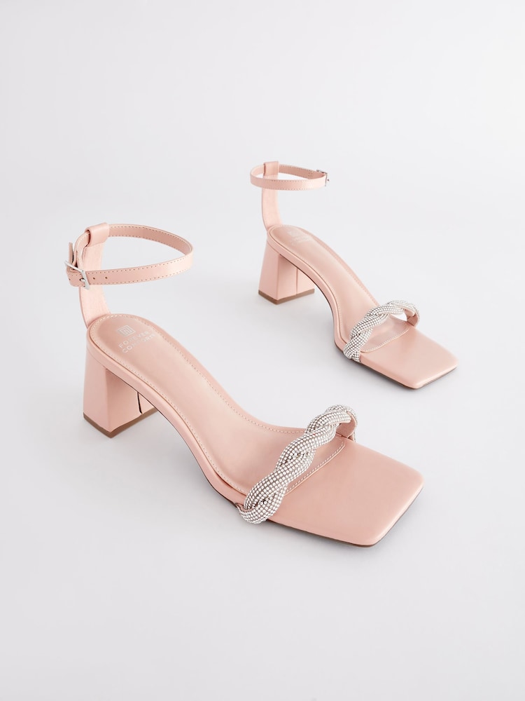 Buy Nude Pink Regular/Wide Fit Forever Comfort® Twist Jewel Block