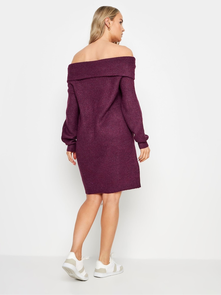 Long Tall Sally Purple Bardot Tunic - Image 2 of 5
