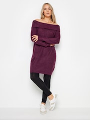 Long Tall Sally Purple Bardot Tunic - Image 3 of 5