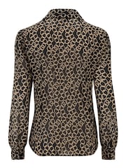 Pour Moi Black & Gold Chain Natalya Chiffon Shirt - Image 4 of 4