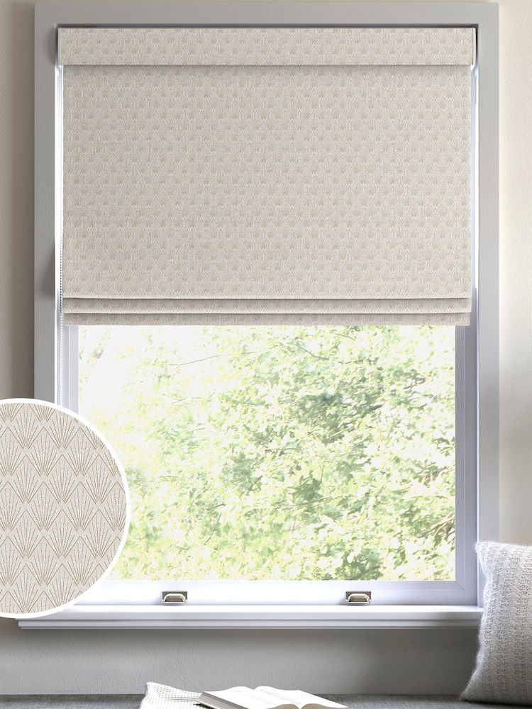 Cream Decco Made To Measure Roman Blind - Image 1 of 6