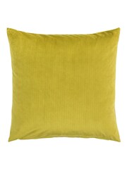 Gallery Home Set of 2 Yellow Rib Corduroy Cushions - Image 1 of 1