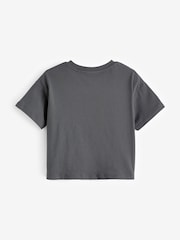 Charcoal Grey Sequin Celestial T-Shirt (3-16yrs) - Image 7 of 8