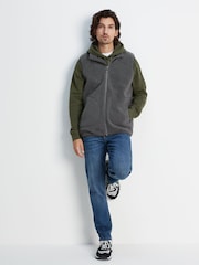 Tog 24 Grey Mackay Sherpa Fleece Gilet - Image 3 of 8