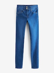Leuchtendes Jeansblau - Lift, Slim And Shape Jeans mit engem Schnitt - Bild 5 von 5