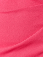 Adrianna Papell Pink Pleated Bow Dress - Image 6 of 6