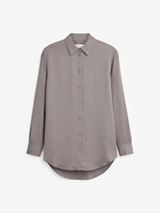 Calvin Klein Recycled Relaxed Brown Shirt - Image 1 of 4