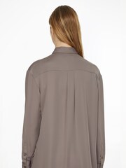 Calvin Klein Recycled Relaxed Brown Shirt - Image 2 of 4