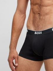 BOSS Black/Grey/White Power Boxers 3 Pack - Image 11 of 12