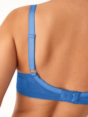 Blue/Coral Orange/Cream DD+ Non Pad Full Cup Bras 3 Packs - Image 5 of 9