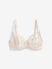 Blue/Coral Orange/Cream DD+ Non Pad Full Cup Bras 3 Packs - Image 8 of 9
