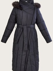 Monsoon Vera Vertical Stitch Padded Coat - Image 4 of 4