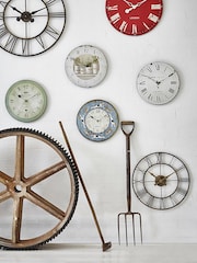 Brookpace Lascelles Cream Open Faced London Clockmaker Wall Clock Small - Image 3 of 4