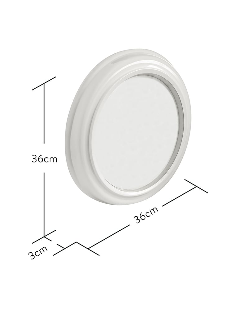 Brookpace Lascelles Cream Open Faced London Clockmaker Wall Clock Small - Image 4 of 4