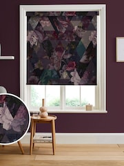 Graham & Brown Amethyst Purple Timepiece Made to Measure Roller Blind - Image 1 of 6