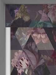 Graham & Brown Amethyst Purple Timepiece Made to Measure Roller Blind - Image 4 of 6