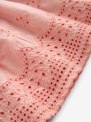 Pink - Baumwollkleid mit Lochstickerei (3 Monate bis 8 Jahre) - Bild 7 von 8