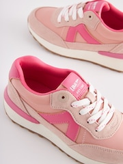 Pink Lace-Up Chunky Trainers - Image 5 of 10