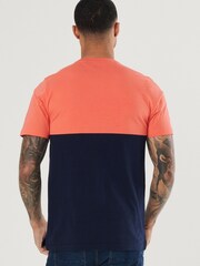 Luke 1977 Navy Half Shizzle 100% Cotton T-Shirt - Image 2 of 7