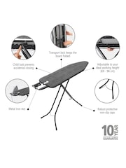 Brabantia Black Solid Steam Iron Rest Ironing Board - Image 3 of 6