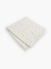 JoJo Maman Bébé Yellow Extra Large Duck Print Muslin - Image 2 of 4