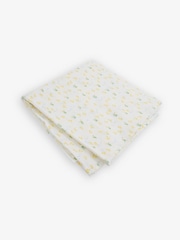 JoJo Maman Bébé Yellow Extra Large Duck Print Muslin - Image 4 of 4