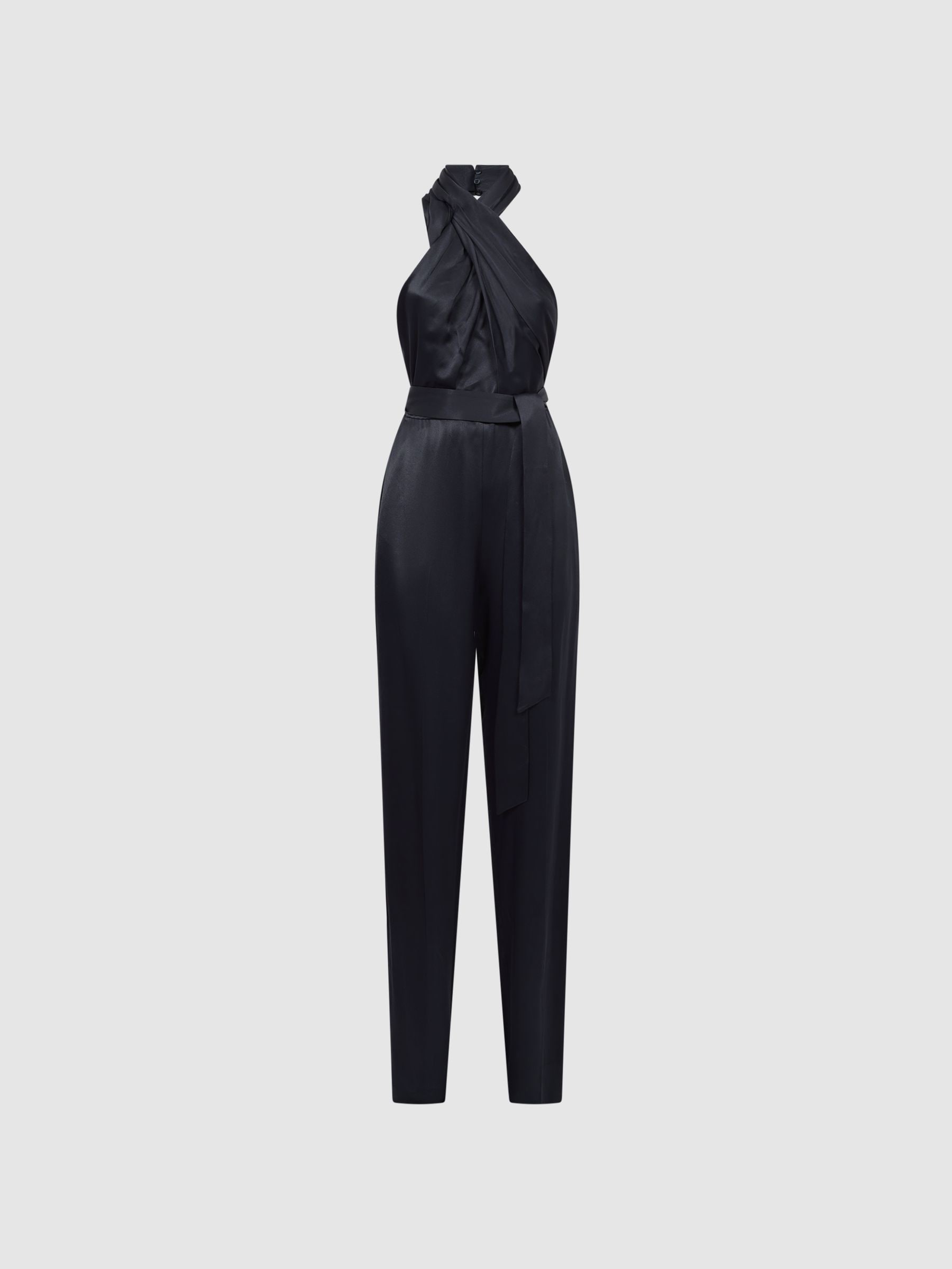 Reiss halter neck jumpsuit shop