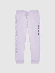 Reiss Lilac Maria Junior Sequin Joggers - Image 2 of 7