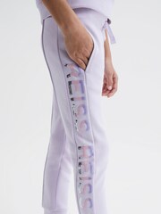 Reiss Lilac Maria Junior Sequin Joggers - Image 4 of 7