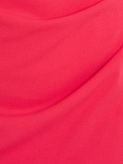 Adrianna Papell Pink Petite Knit Crepe Short Dress - Image 6 of 6