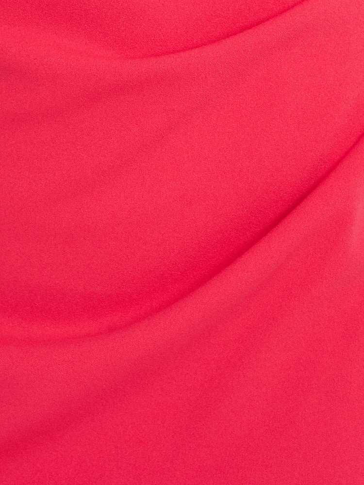 Adrianna Papell Pink Petite Knit Crepe Short Dress - Image 6 of 6