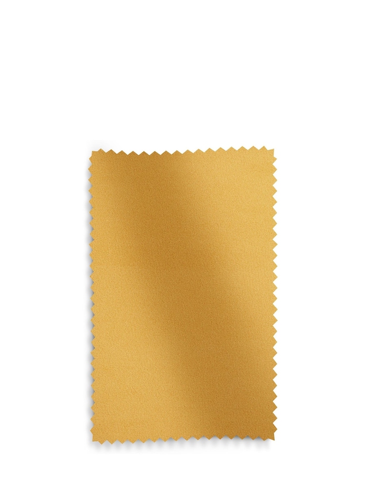 Set of 2 Soft Velvet Ochre Yellow Hamilton Non Arm Quilted Dining Chairs - Image 9 of 9